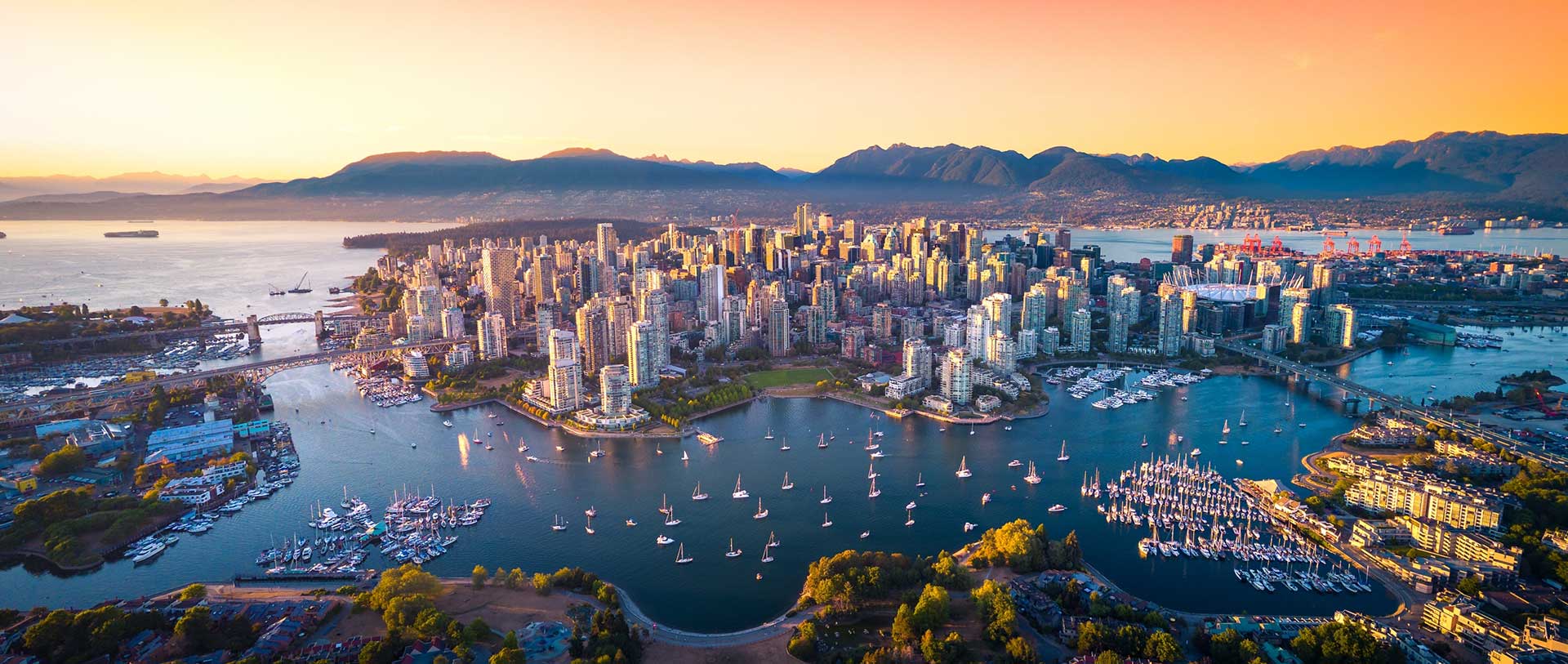 Vancouver skyline real estate